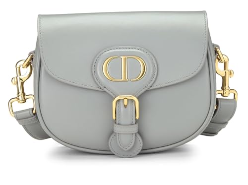 Dior,  Grey Calfskin Bobby Flap Small, Grey
