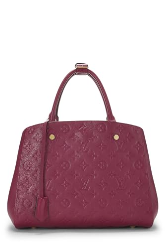 Louis Vuitton,  Purple Monogram Empreinte Montaigne MM, Purple