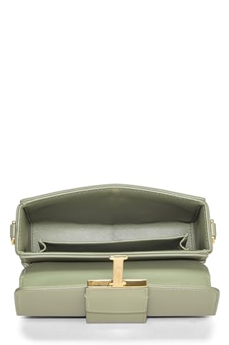 Dior,  Green Calfskin 30 Montaigne Box Bag, Green