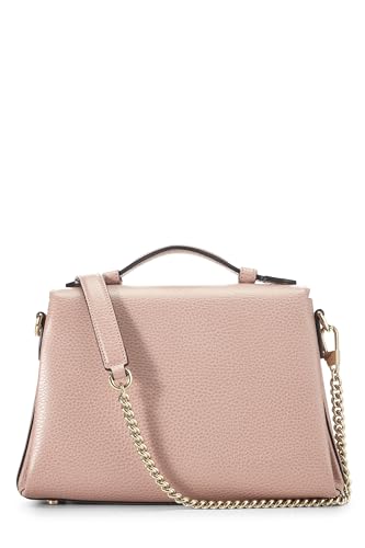 Gucci, Pink Leather Interlocking Handle Bag, Pink