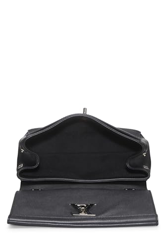 Louis Vuitton,  Black Leather Lockme BB, Black
