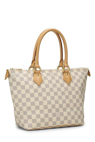 Louis Vuitton,  Damier Azur Saleya PM, White