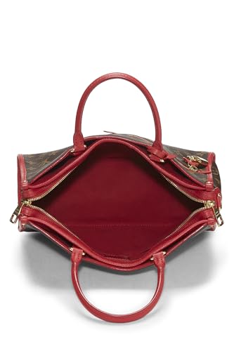 Louis Vuitton,  Red Monogram Canvas Popincourt PM NM, Red
