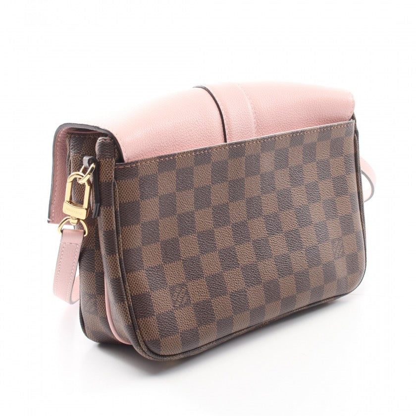 Louis Vuitton Pink Clapton Crossbody Bag Damier and Leather PM