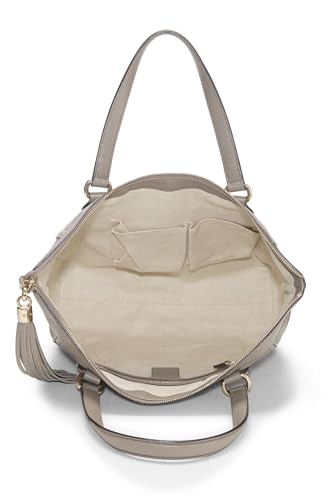 Gucci, Grey Leather Soho Zip Tote, Grey