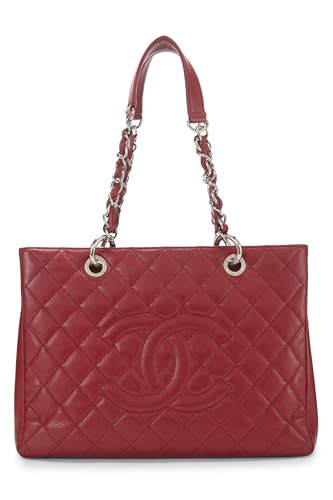 Chanel,  Red Caviar Grand Shopping Tote (GST), Red
