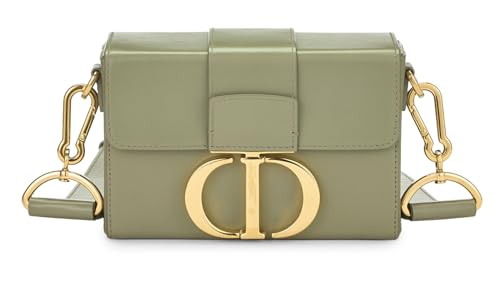 Dior,  Green Calfskin 30 Montaigne Box Bag, Green