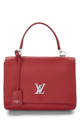 Louis Vuitton,  Red Leather Lockme II, Red