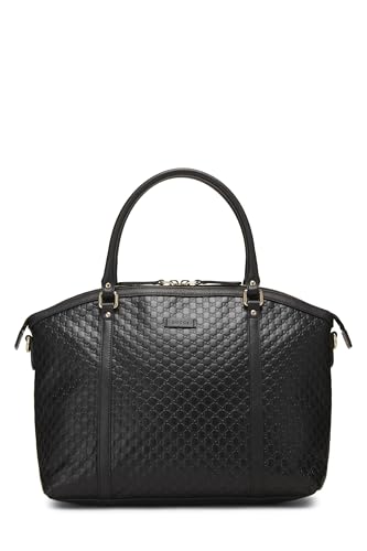 Gucci, Black Microguccissima Nice Dome Bag Large, Black