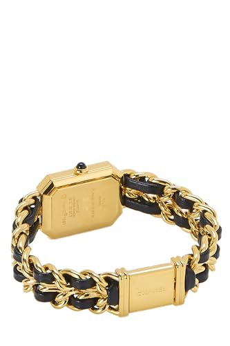 Chanel,  Black & Gold Premiere Watch Medium, Black