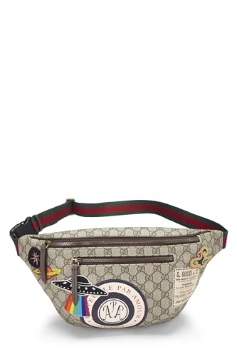 Gucci, Brown Original GG Supreme Canvas Courrier Waist Pouch, Brown