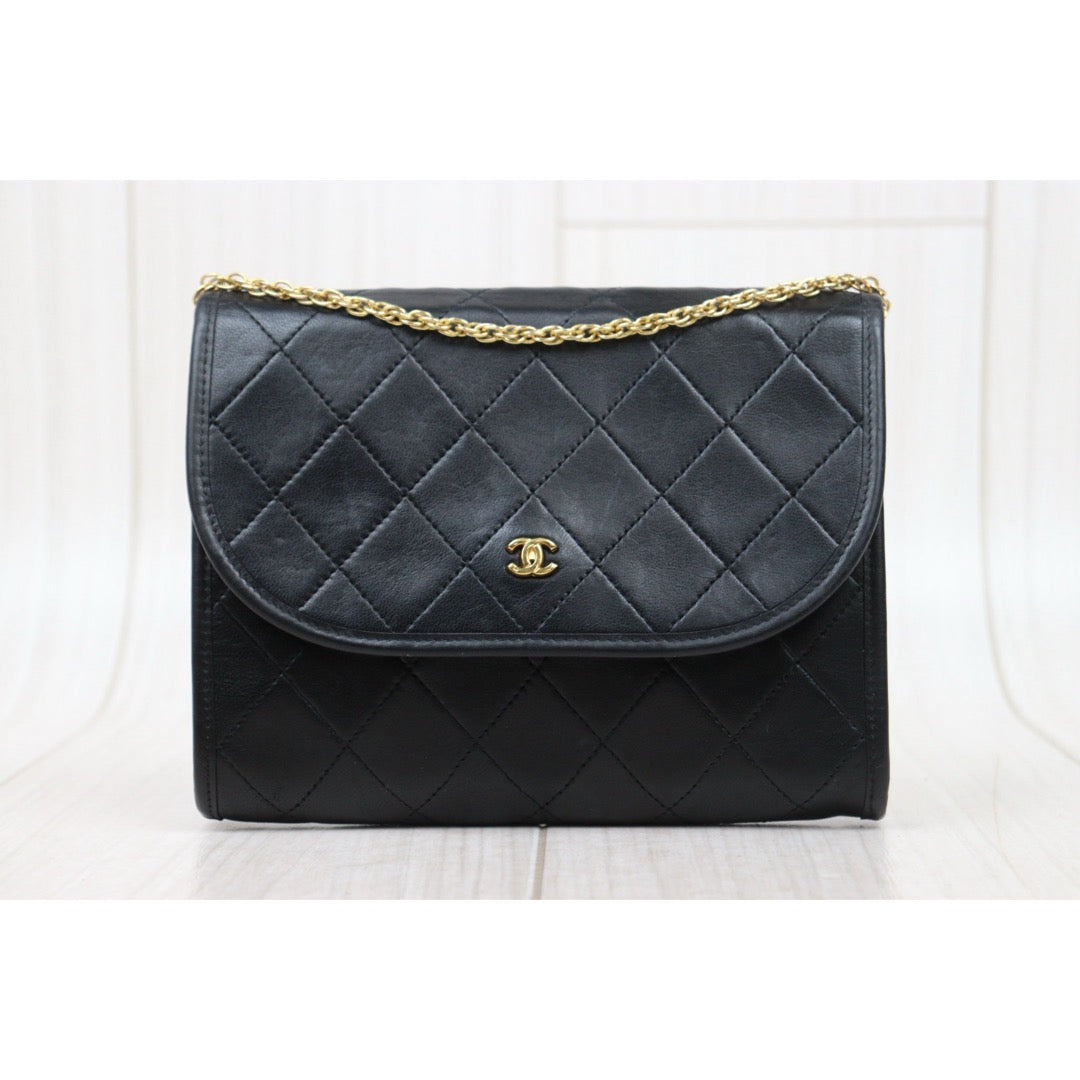Good ( Rank AB)｜ CHANEL Mini Coco Mark Matrasse Lambskin Chain Shoulder Bag ｜25052901