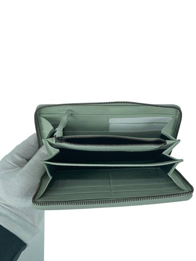 Luxury Balenciaga  Vintage Zipper Around Long Wallet Mint