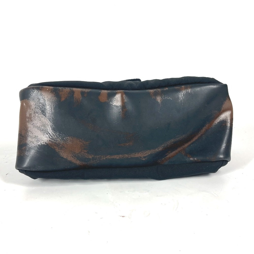 CHANEL Pouch Nylon black Sports CC COCO Mark