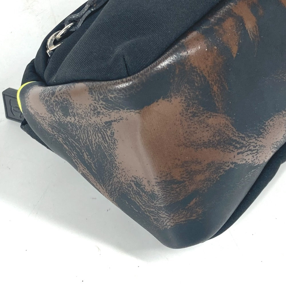 CHANEL Pouch Nylon black Sports CC COCO Mark