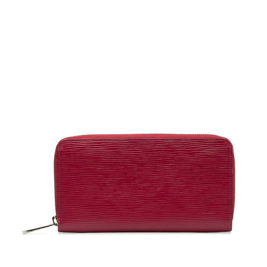 Louis Vuitton Epic Zippie Wallet Round  Long Wallet M60305 Fushia Pearl Leather  Louis Vuitton