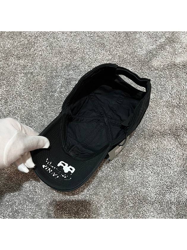 Luxury Balenciaga  Hand Draw BB Icon Ball Cap Black