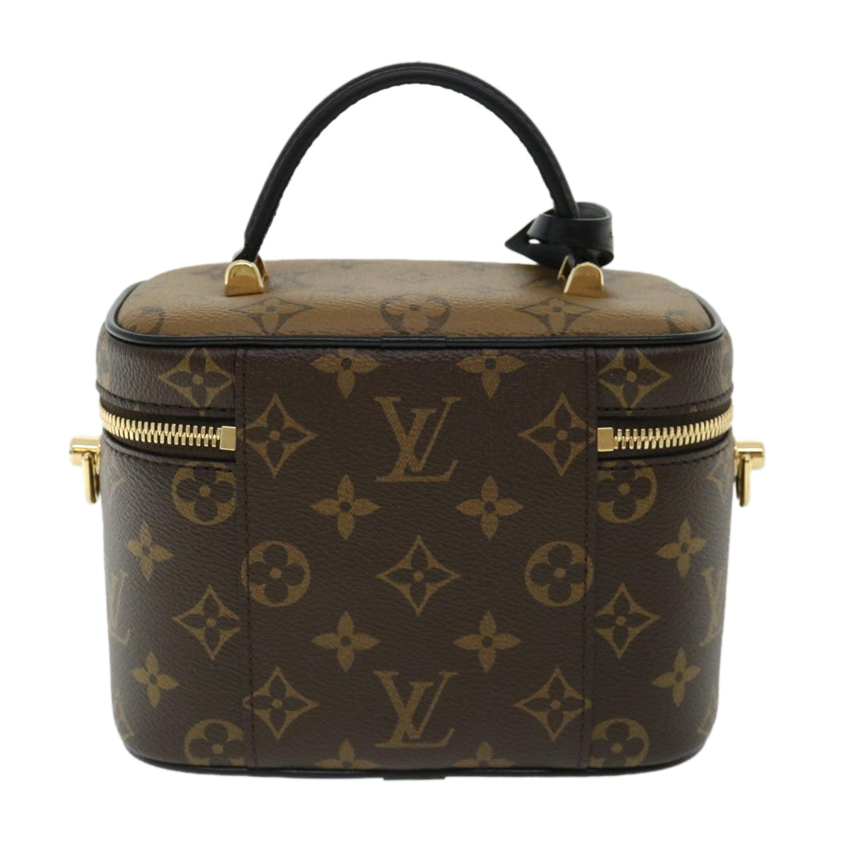 LOUIS VUITTON Monogram Reverse Vanity NVPM Hand Bag 2way M45165 LV  32450A