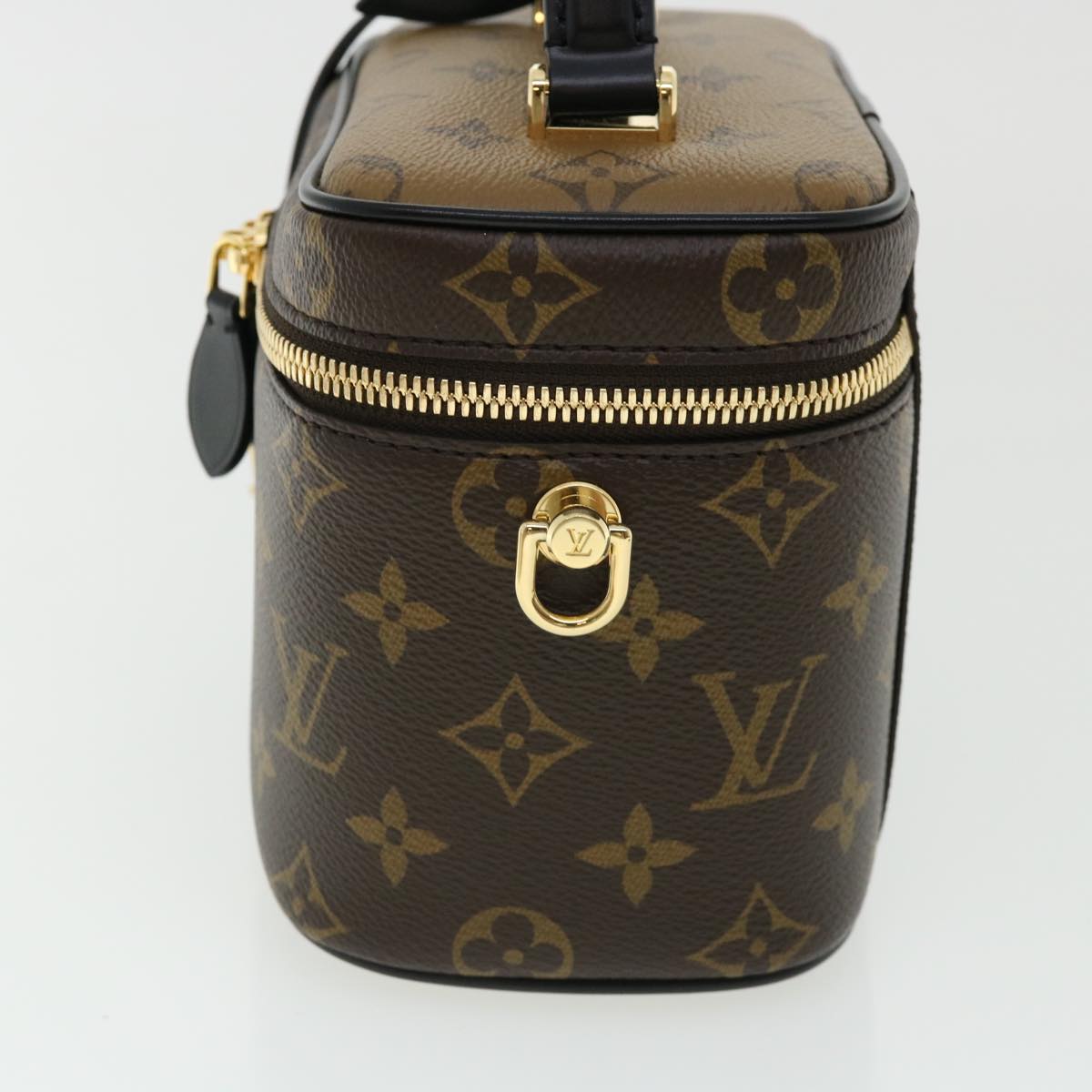 LOUIS VUITTON Monogram Reverse Vanity NVPM Hand Bag 2way M45165 LV  32450A