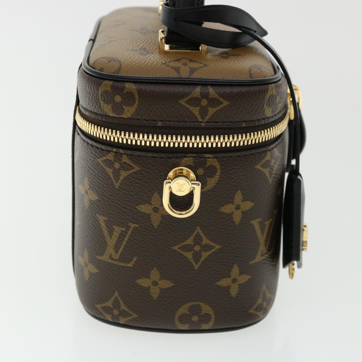 LOUIS VUITTON Monogram Reverse Vanity NVPM Hand Bag 2way M45165 LV  32450A