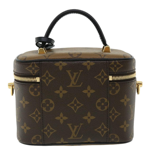LOUIS VUITTON Monogram Reverse Vanity NVPM Hand Bag 2way M45165 LV  32451A