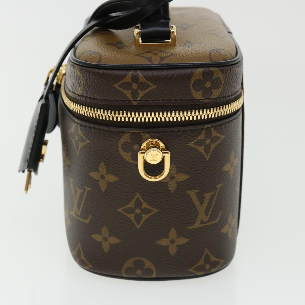 LOUIS VUITTON Monogram Reverse Vanity NVPM Hand Bag 2way M45165 LV  32451A