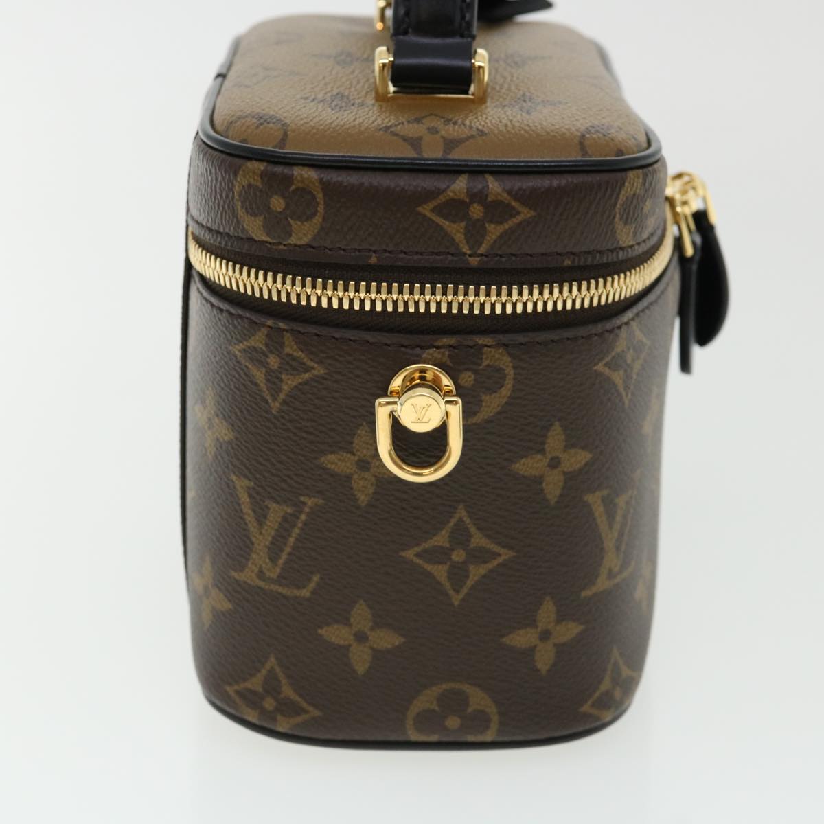 LOUIS VUITTON Monogram Reverse Vanity NVPM Hand Bag 2way M45165 LV  32451A
