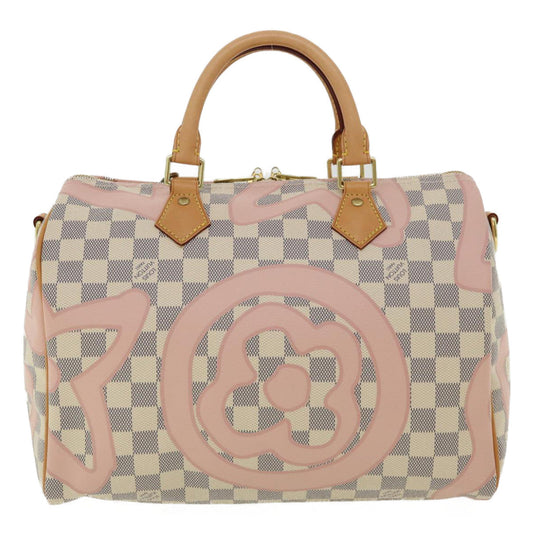 LOUIS VUITTON Damier Azur Tahiti Speedy Bandouliere30 HandBag 2Way N41052 32592A