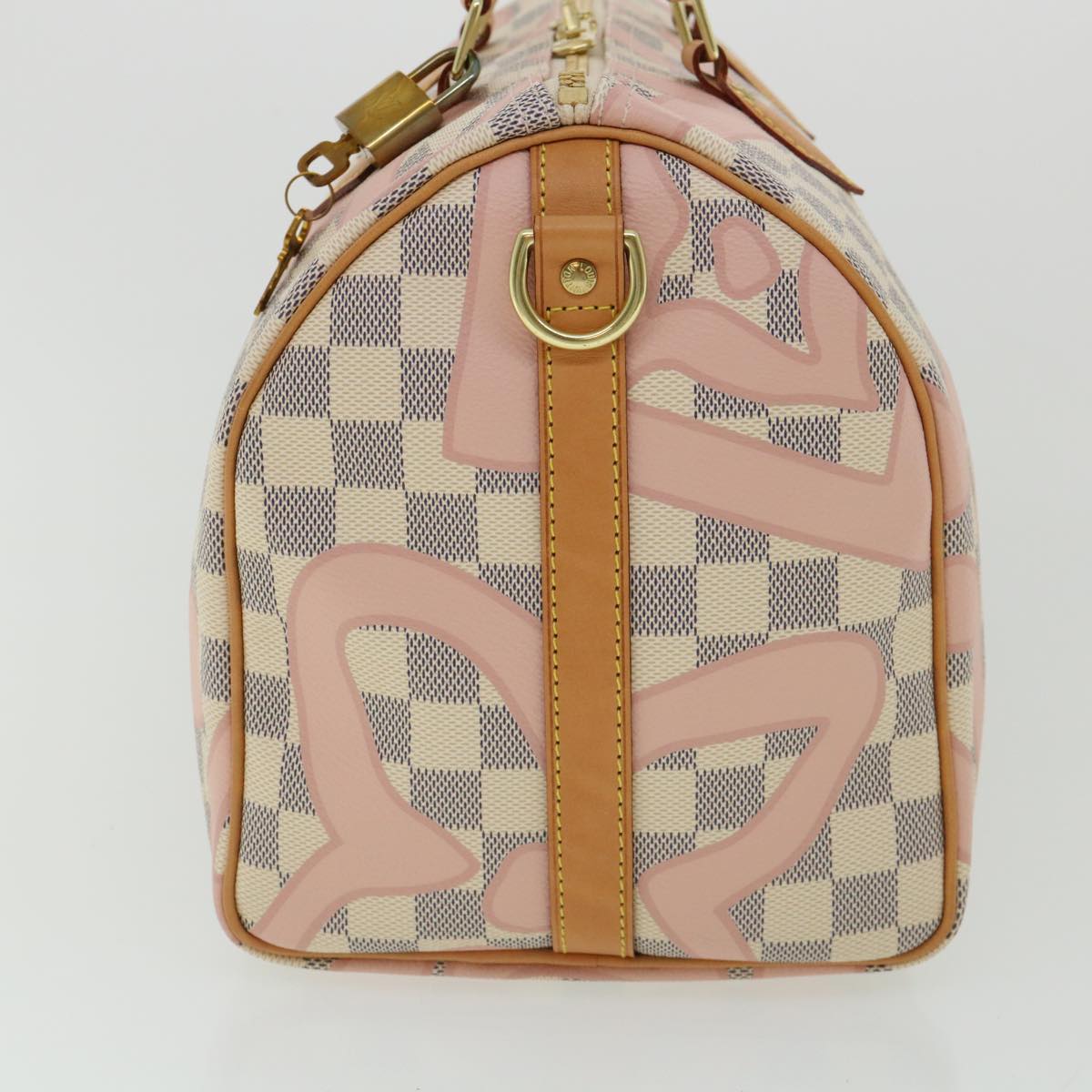 LOUIS VUITTON Damier Azur Tahiti Speedy Bandouliere30 HandBag 2Way N41052 32592A