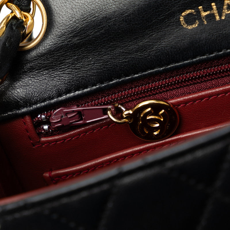 Chanel Mini Mattress Chain houlder Bag Black   Chanel