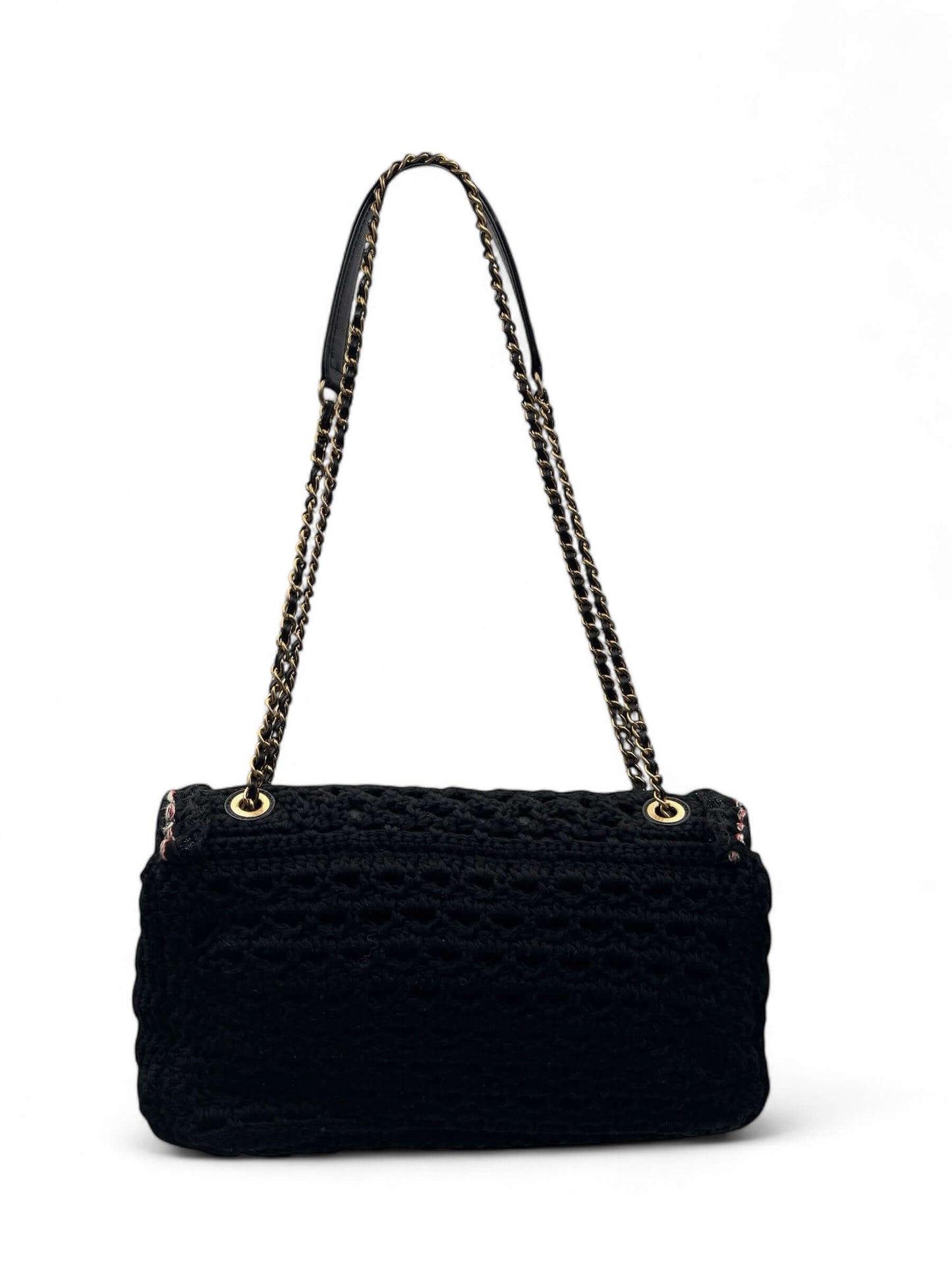 Chanel - Sac à crochet noir