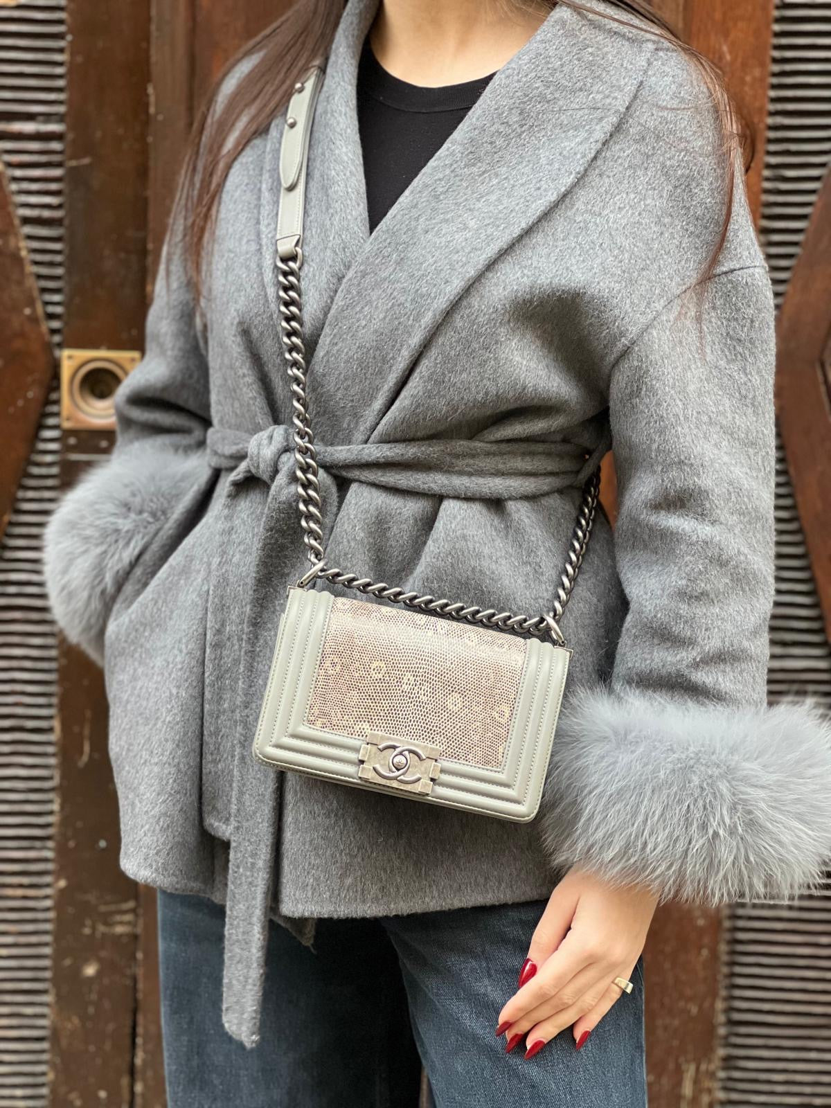 Chanel - Petit Boy en Lézard
