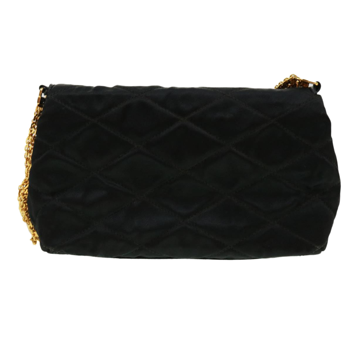 Top Quality Chanel Matelasse Chain stone Shoulder Bag Black CC Auth 32695A