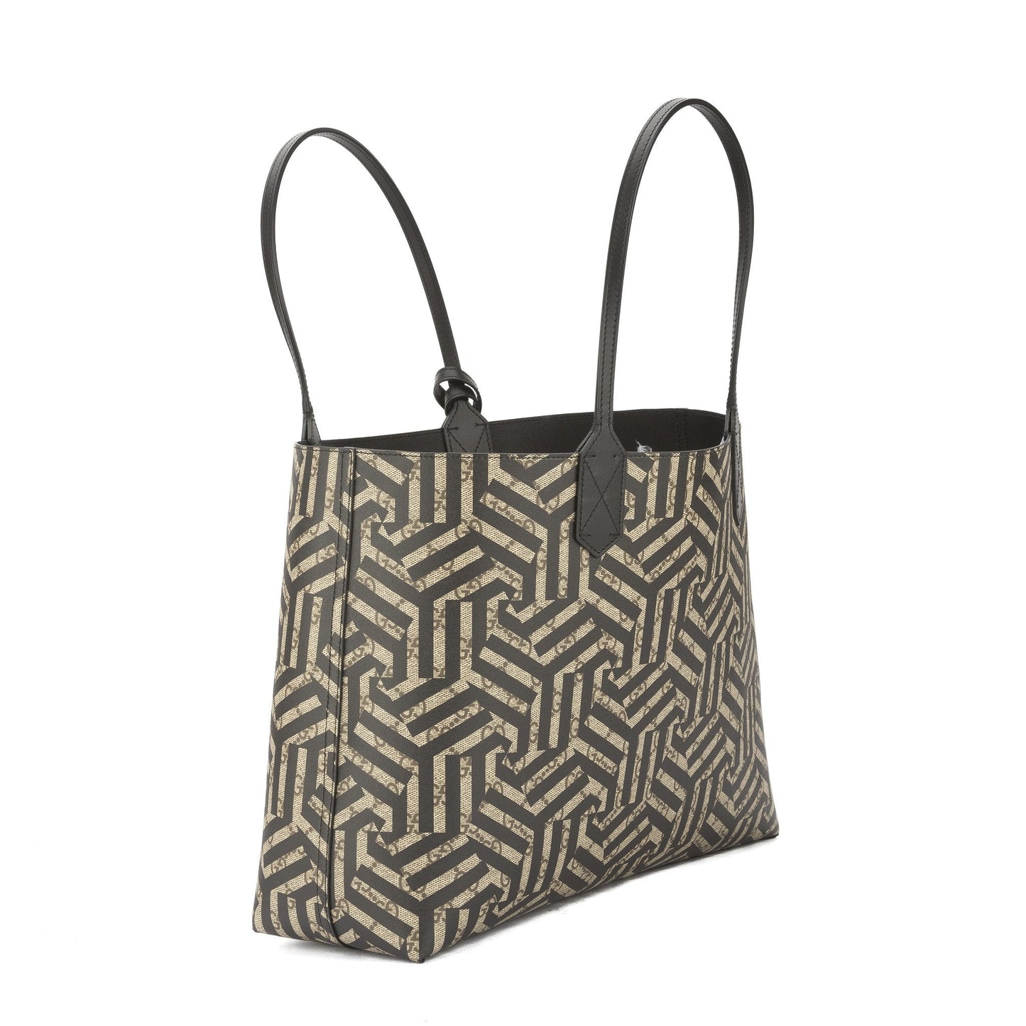 G*G Black Leather Reversible GG Caleido Medium Tote (New with Tags)