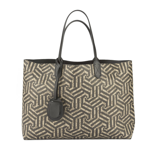 G*G Black Leather Reversible GG Caleido Large Tote (New with Tags)