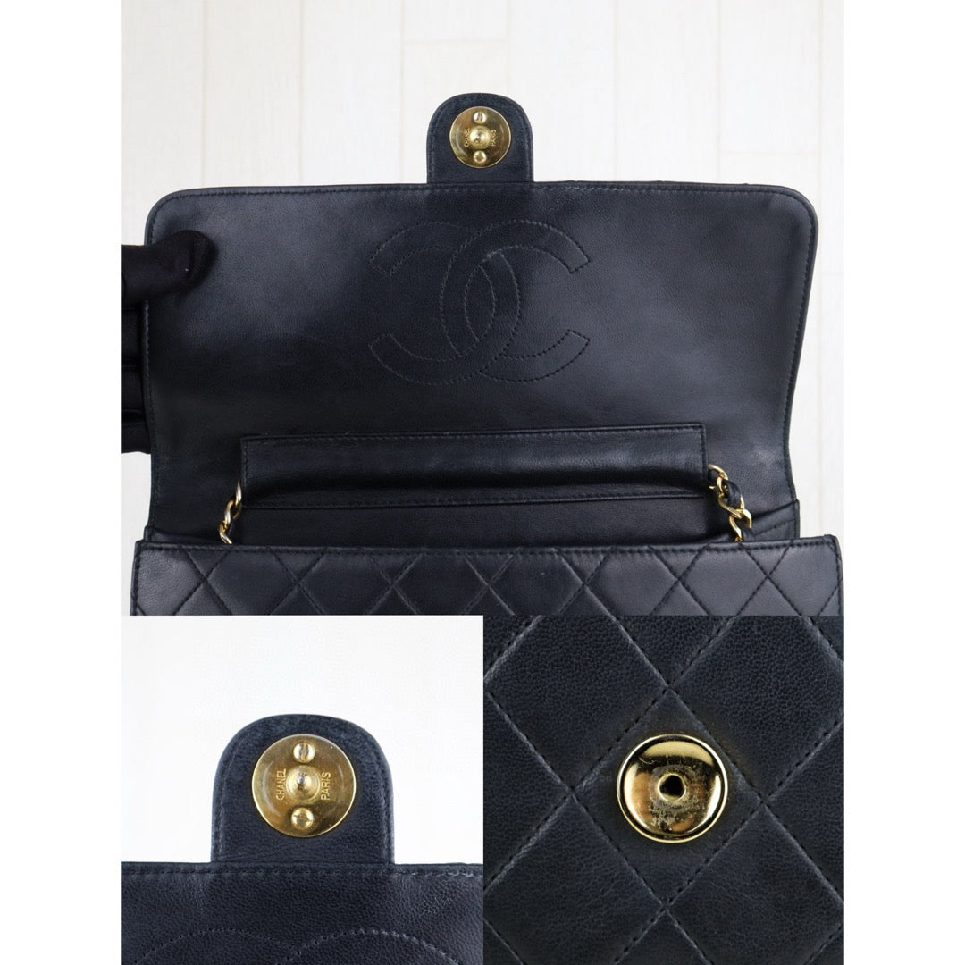 Good ( Rank AB)｜ CHANEL  Lamb Skin Chain CF 25 Shoulder Bag Made in 1997-1999Year ｜H24112501