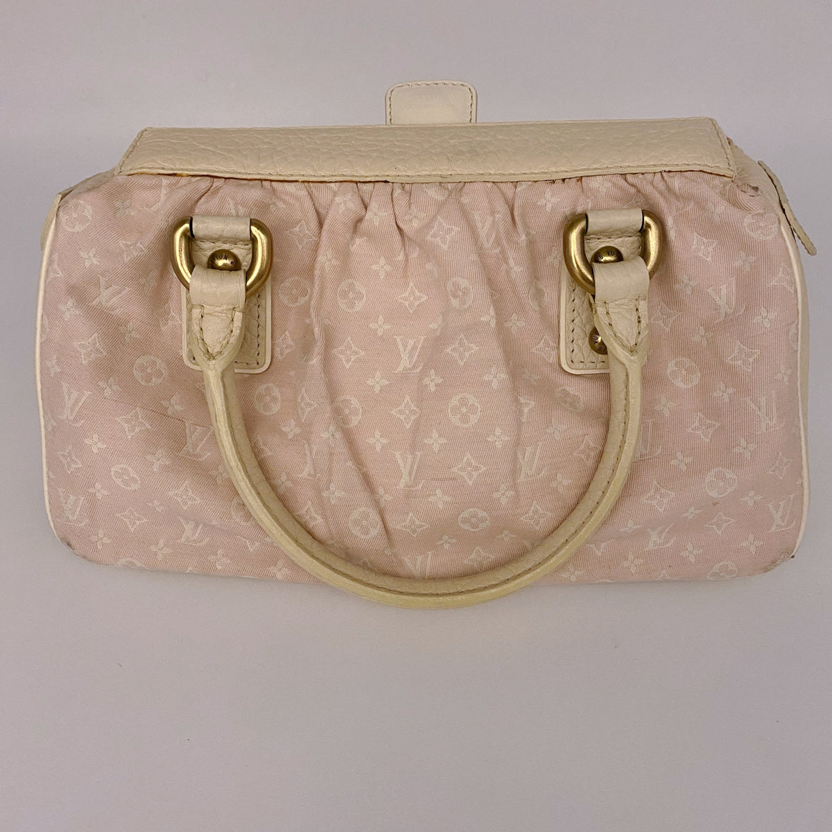 Louis Vuitton Pink Mini Lin Trapeze Handbag