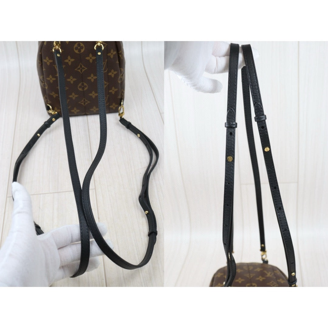 Very Good ( Rank A) ｜  LV Monogram Coated Canvas Mini Palm Springs Backpack｜S25033010