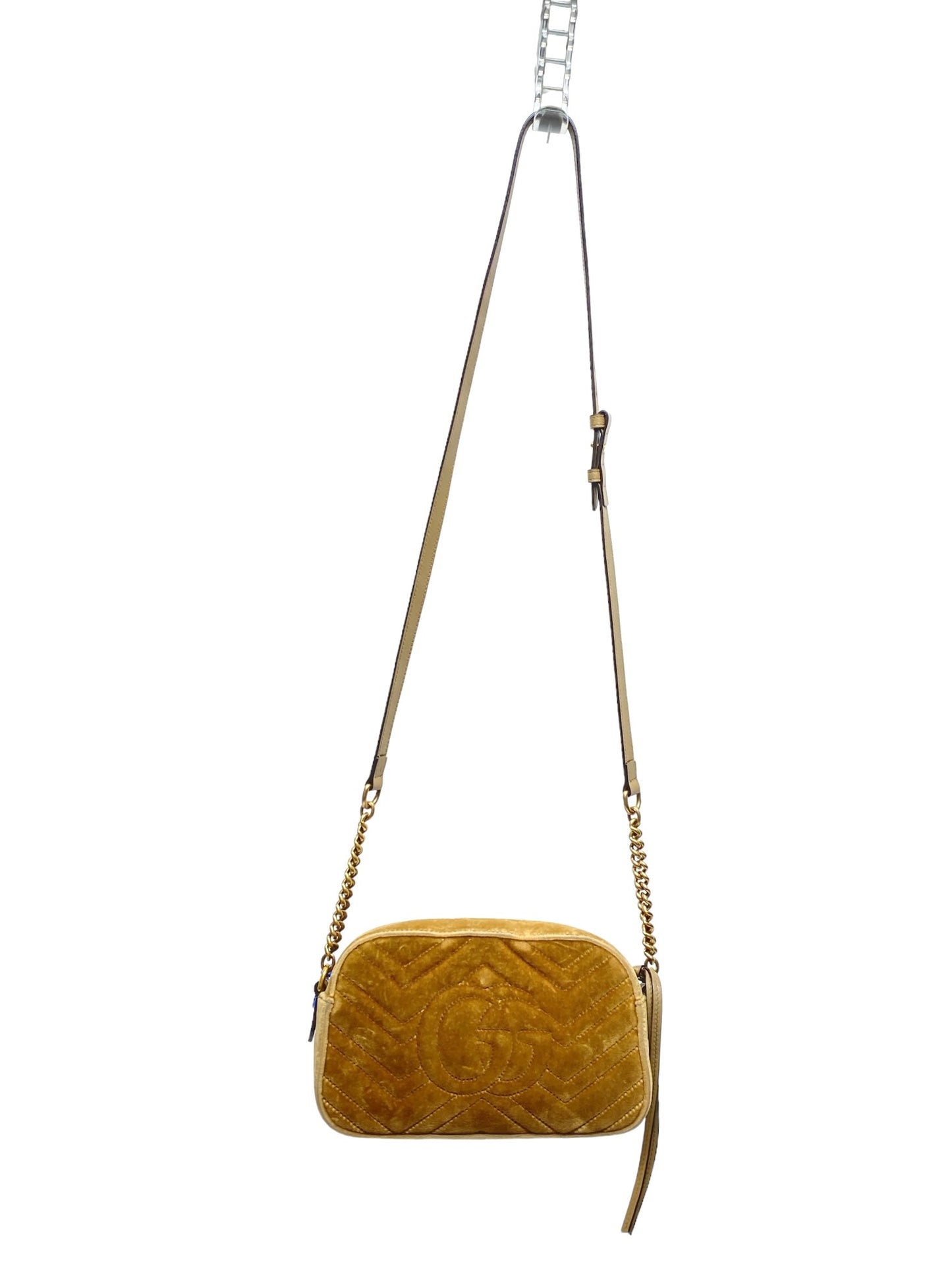 Crossbody Luxury Designer By Gucci, Size: Small