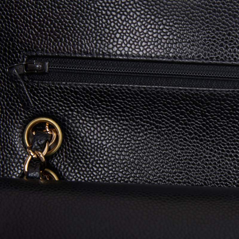Chanel Matrasse Double Flap Chain Sder Caviar S Black  Shoulder Bag Mini Shoulder Bag  Bag Hybrid 【 Ship】  Yaboo Online