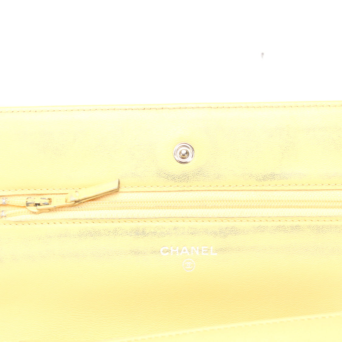 CHANEL Patent Leather Chain Flap Bag