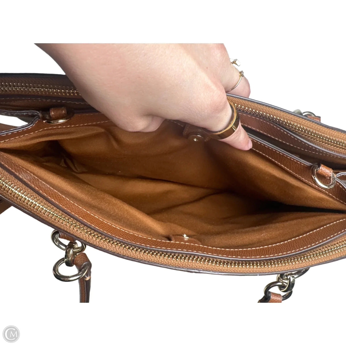 Handbag Designer By Coach, Size: Large