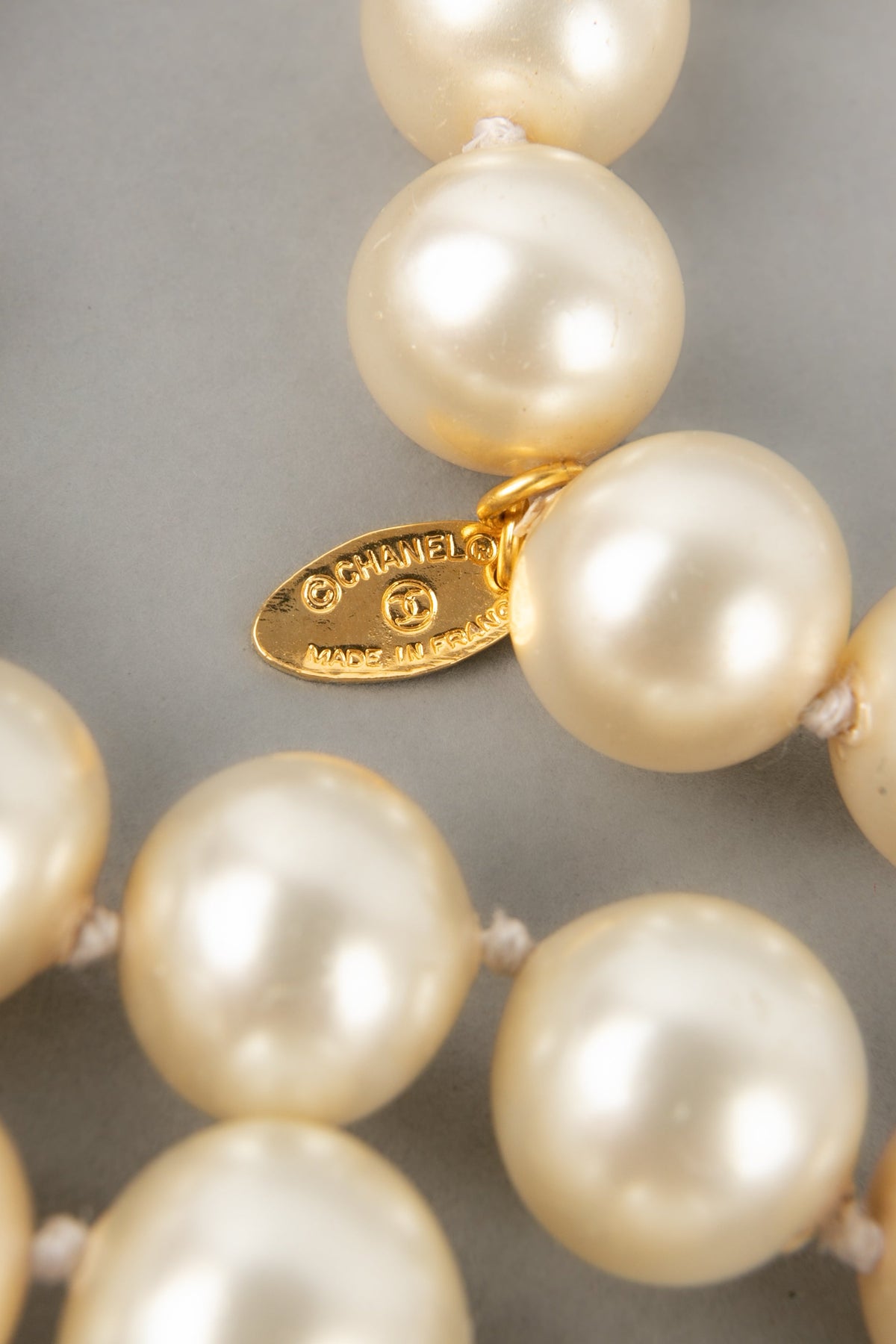 Collier de perles Chanel 1980's