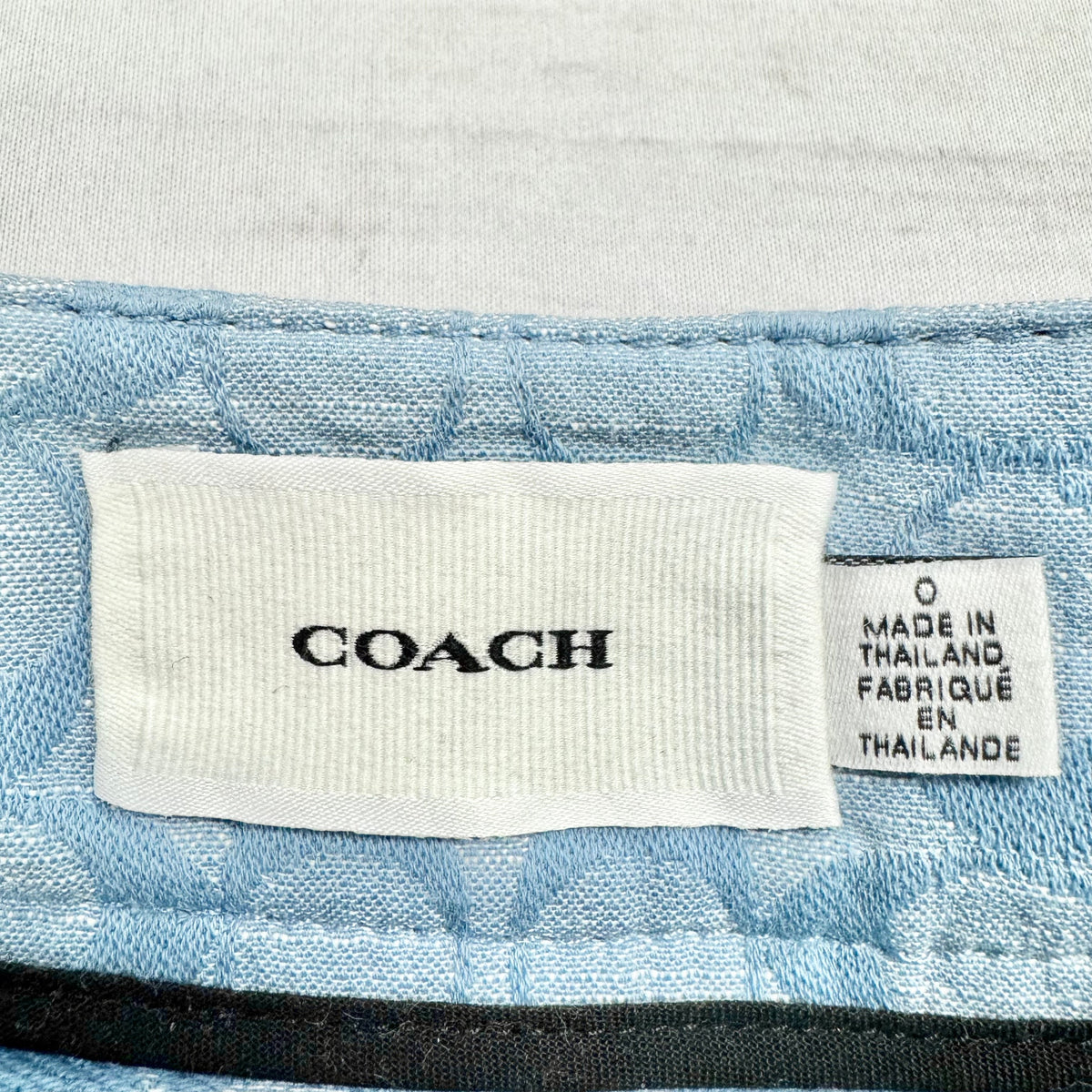 Skirt Designer By Coach In Blue, Size: Xs