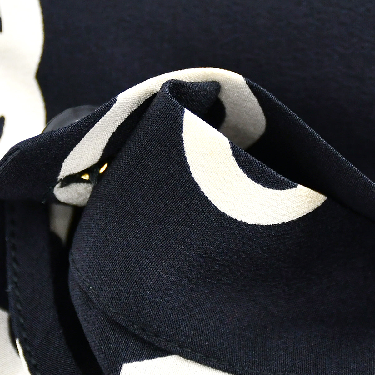 Chanel Spring 1997 Short Sleeve Shirt Blouse Tops Black 97P #38