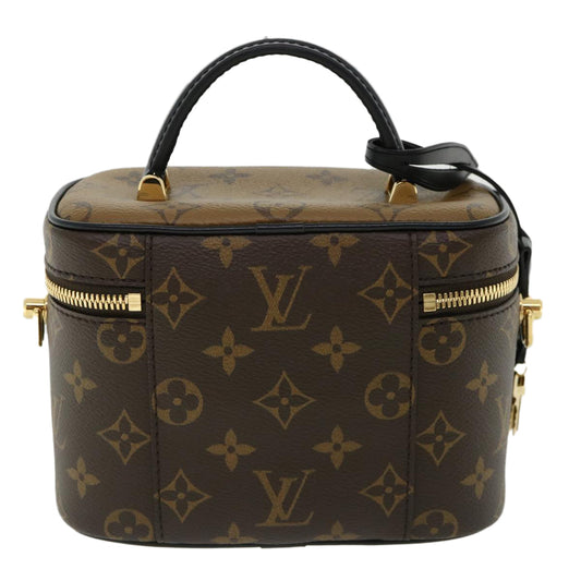 LOUIS VUITTON Monogram Reverse Vanity NVPM Hand Bag 2way M45165 LV  33160A