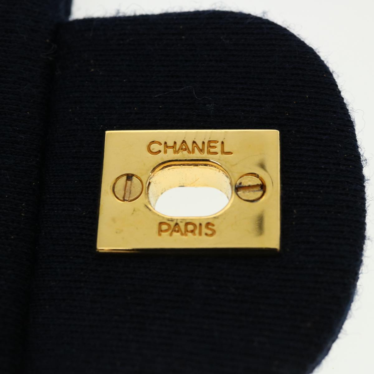 Top Quality Chanel Matelasse 25 Shoulder Bag cotton Black CC Auth 33162