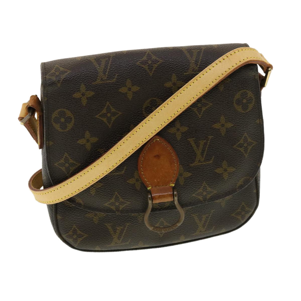 LOUIS VUITTON Monogram Saint Cloud PM Shoulder Bag M51244 LV Auth 33346