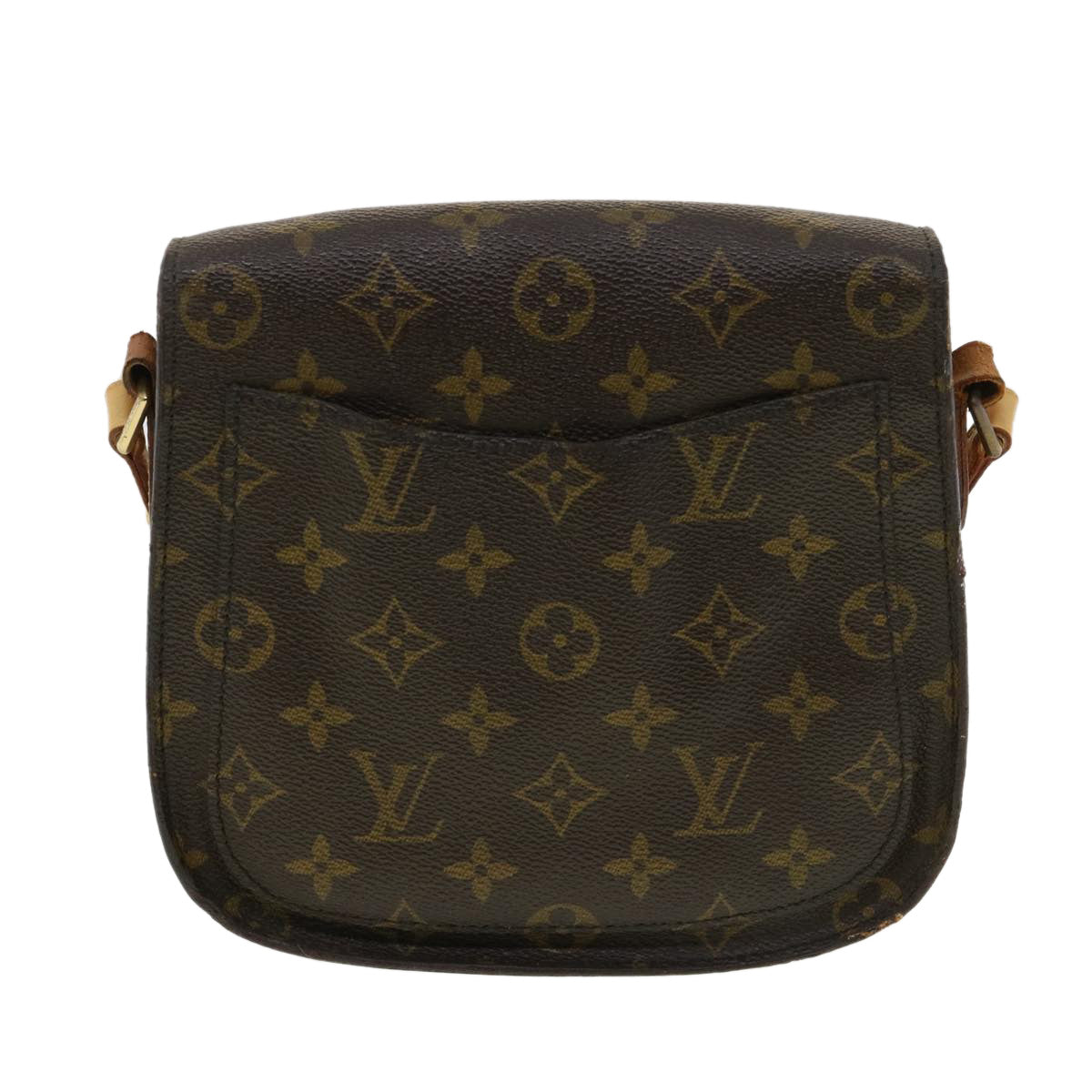 LOUIS VUITTON Monogram Saint Cloud PM Shoulder Bag M51244 LV Auth 33346