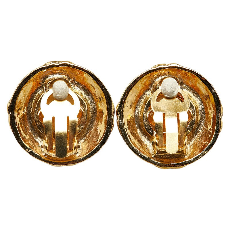 Chanel Vintage Coco Earring G Plated Pearl  Chanel